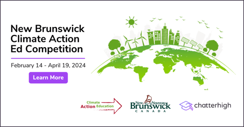 New Brunswick Climate Action Ed Competition To Embed